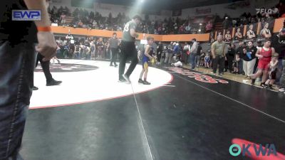 46 lbs Round Of 16 - Caelan Newcomb, Noble Takedown Club vs Antonio Gonzales, Standfast OKC