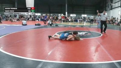 113 lbs Cons. Round 3 - Jakob Thomas, Powhatan Youth Wrestling Club vs Tripp Petit, Believe 2 Achieve