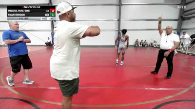 142 lbs Rr Rnd 1 - Miguel Walters, Elite NJ MS Black vs Ryan Briggs, Micky's Maniacs Grey
