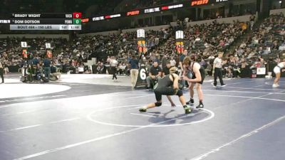 190 lbs Quarterfinal - Brady Wight, Vacaville (SJ) vs Dom Dotson, Poway (SD)