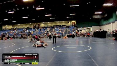 285 lbs 3rd Place Match - Alex Jukoski, Central Academy vs Jalen Terry-winston, Lumberton