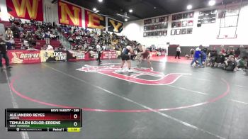 285 lbs Semifinal - Alejandro Reyes, Arroyo vs Temuulen Bolor-Erdene, West Torrance