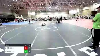 105 lbs Rr Rnd 2 - Johnny O'Brien, Faith-Grit vs Connor Allison, Headhunters WC