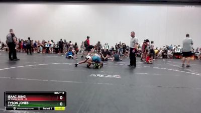 105 lbs Round 3 (10 Team) - Tyson Jones, Gotcha vs Isaac Jung, MF Purge Elite