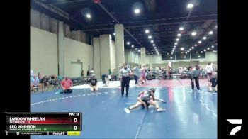 90 lbs Quarters & Wb (16 Team) - Landon Wheelan, Moyer Elite vs Leo Johnson, Carolina Hammer Squad