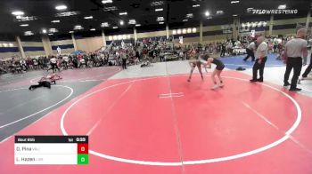 102 lbs Consi Of 4 - David Pina, Valiant College Prep vs Lytning Hazen, Livermore Elite WC