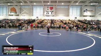 Round 2 - Bryson Belleisle, Olean Wrestling Club vs Tysen Washburn, Penn Yan Wrestling Club