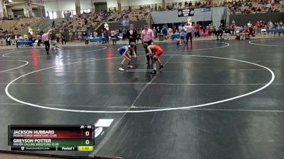 85 lbs Champ. Round 1 - Greyson Potter, Higher Calling Wrestling Club vs Jackson Hubbard, Pigeon Forge Wrestling Club