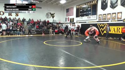 175 lbs Cons. Round 3 - Bryce Matt, Tripoli vs Mason McKee, Waukon