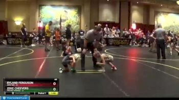 46 lbs Round 4 (6 Team) - Zeke Cheevers, Mid MO Vikings vs Ryland Ferguson, Ares WC