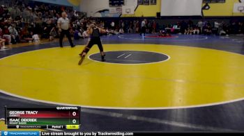 113 lbs Quarterfinal - Isaac DeKriek, Mount Baker vs George Tracy, Everett