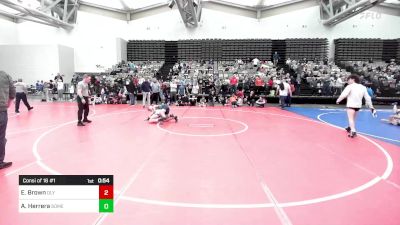 119-I lbs Consi Of 16 #1 - Elijah Brown, Olympic vs Aidyn Herrera, Somerville