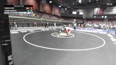 184 lbs Champ. Round 1 - Aiden Hasoldt, Trinidad State College vs Banks Love, Western Wyoming Community College