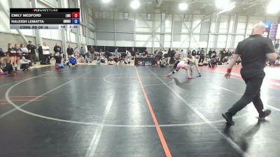65 kg Cons. Rd Of 16 - Emily Medford, Laker Wrestling Club vs Haleigh Lematta, Beaver Women's Wrestling Club