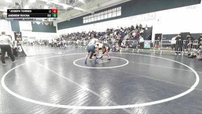 106 lbs Champ. Round 3 - Andrew Rocha, Yucaipa vs Joseph Torres, La Serna