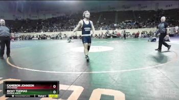 6A-285 lbs Semifinal - Ricky Thomas, Edmond North vs Cameron Johnson, Stillwater