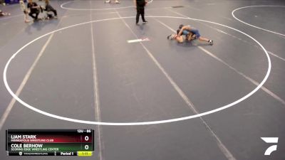 86 lbs Cons. Round 5 - Liam Stark, Minneapolis Wrestling Club vs Cole Berhow, Scoring Edge Wrestling Center