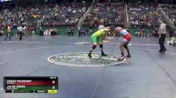 4 lbs Quarterfinal - Jacob Green, Pine Forest vs Jasiah Toussaint, Olympic