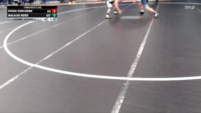 165 lbs Champ. Round 1 - Ethan Duncombe, Augustana (SD) vs Malachi Rider, Adams State