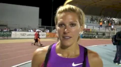 Anna Pierce after 800 at 2010 Lignano