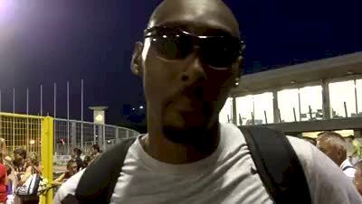 Donald Sanford after 400 at 2010 Lignano