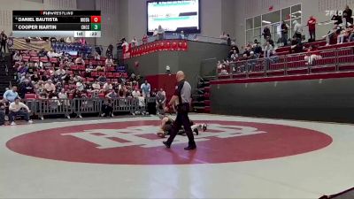 126 lbs Cons. Round 3 - Cooper Martin, Chattanooga Christian School vs Daniel Bautista, Montgomery Bell Academy