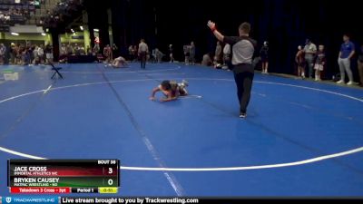 80 lbs Quarterfinal - Bryken Causey, MATPAC Wrestling - ND vs Jace Cross, Immortal Athletics WC