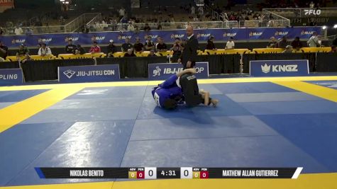 Mathew Allan Gutierrez vs Nikolas Benito 2026 Pan Jiu Jitsu IBJJF Championship