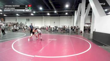 123 lbs Rr Rnd 2 - Avryanna Martinez, Bad Cat WC vs Jaylah Casas, NM Royalty