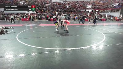 140 lbs Champ. Round 2 - Clay Hansel, Hudson Wrestling Club vs Gabe Kenton, Wausau West