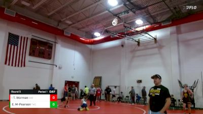 100 lbs Round 5 - Tyson Worman, Speedway vs Eric Metzinger-Pearson, Techie Wrestling Club