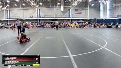 64 lbs Round 2 (6 Team) - Jaxsen Brown, Headhunters vs Luca Amato, CTWHALE