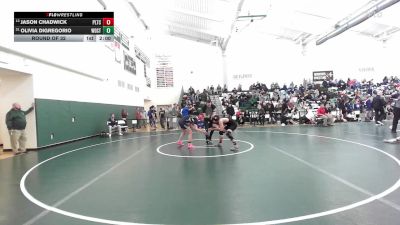 132 lbs Round Of 32 - Jason Chadwick, Platt Tech vs Olivia DiGregorio, Woodstock Academy