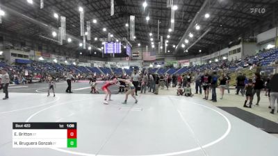 116 lbs Rr Rnd 2 - Eden Britton, St. Francis WC vs Heidi Bruguera Gonzalez, 2tg