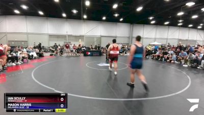 285 lbs Semis & 3rd Wb (16 Team) - Ian Scully, Pennsylvania vs Mason Harris, Oklahoma Blue