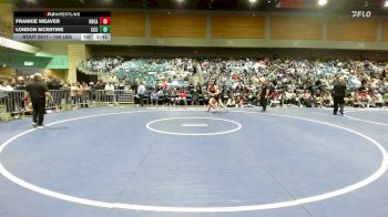 140 lbs 3rd Place - Frankie Weaver, Huntington Beach vs London McEntire, Corner Canyon