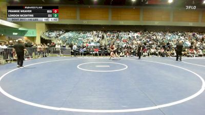 140 lbs 3rd Place - Frankie Weaver, Huntington Beach vs London McEntire, Corner Canyon