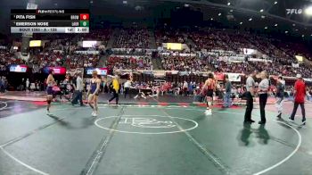 A - 126 lbs Semifinal - Pita Fish, Browning vs Emerson Nose, Laurel