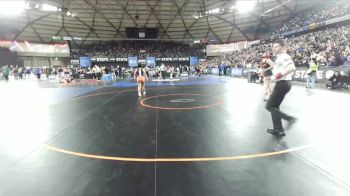 Girls 2A 110 lbs Quarterfinal - Adalyne Montiel, Toppenish (Girls) vs Arisbeth Rojas-Ramirez, Centralia (Girls)