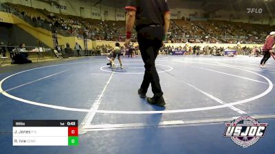 88 lbs Consi Of 4 - Jackson Jones, F-5 Grappling vs Riley Ivie, Cotton County Wrestling Club