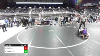 62 lbs Quarterfinal - Michael Dunn, Ridge WC vs Aksel Polson, Thermopolis WC