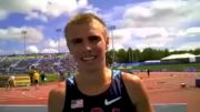Peter Callahan after just missing the 1500 Final 2010 World Junior Champs