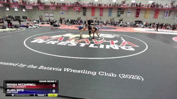 155 lbs Champ. Round 2 - Alara Boyd, UNATTACHED vs Niyasia McCampbell, Lakeland University