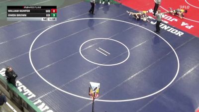 110 lbs Round Of 32 - William Nuhfer, Harbor Creek vs Owen Brown, Kiski Area