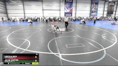 48 lbs Rd# 7- 10:45am Saturday Final Pool - Lincoln Rich, Team Michigan vs Jacob Sawyer, Minion Black