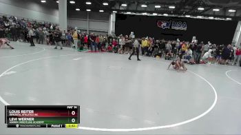 82 lbs Champ. Round 2 - Levi Werner, Askren Wrestling Academy vs Louis Reiter, Immortal Athletics WC