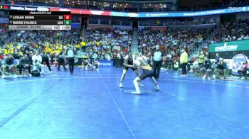 2A-157 lbs Champ. Round 1 - Logan Dunn, Sergeant Bluff-Luton vs Reese Fauble, Glenwood