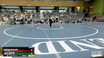 106 lbs Semifinals (8 Team) - Jake Goodin, EDMOND NORTH vs Nathan Phillips, STILLWATER