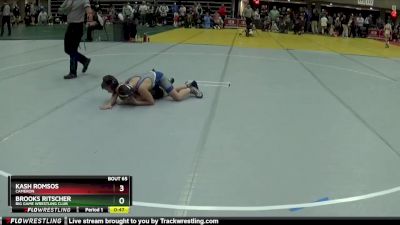 95 lbs Semifinal - Brooks Ritscher, Big Game Wrestling Club vs Kash Romsos, Cameron