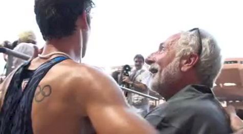 Andy Wheating after 3:30.9 1500 at 2010 Monaco Diamond League